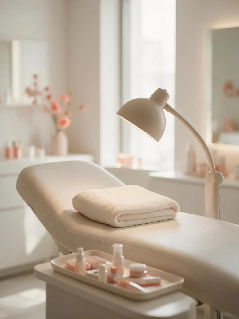 Cabina facial preparada